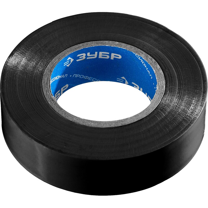 Изолента, ПВХ, не поддерживающая горение, 6000 В, 19мм х 20м Зубр 1234-2