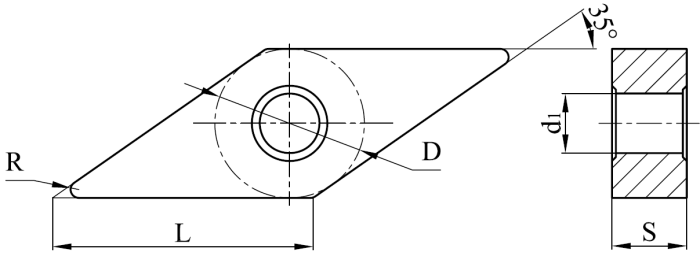 VNMG160404-MJ KT8256 пластина токарная