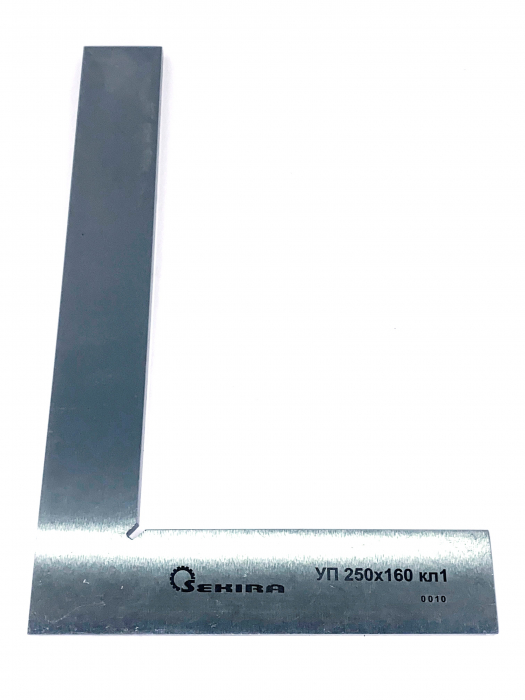 Фото Угольник слесарный плоский УП 250х160 класс 1 Sekira