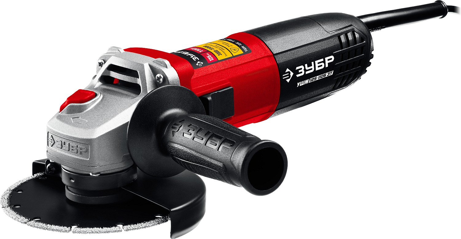 Углошлифовальная машина (болгарка) УШМ-125-1105ЗУБР 1100 Вт, 125 мм, ЭТ