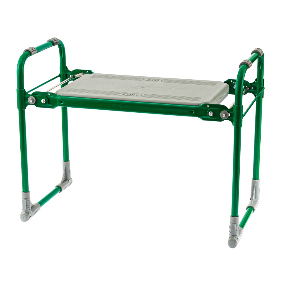 Фото Скамейка садовая Nika, зеленая, Россия