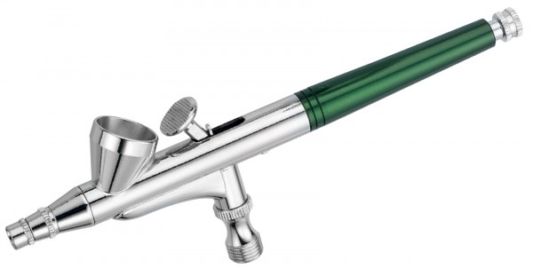 Аэрограф, бачок верхний металлический 1.5 мл, дюза 0.2 мм, Jonnesway