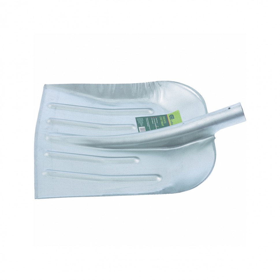 Фото Лопата для уборки снега стальная оцинкованная, 330х365 мм, без черенка, Россия Сибртех