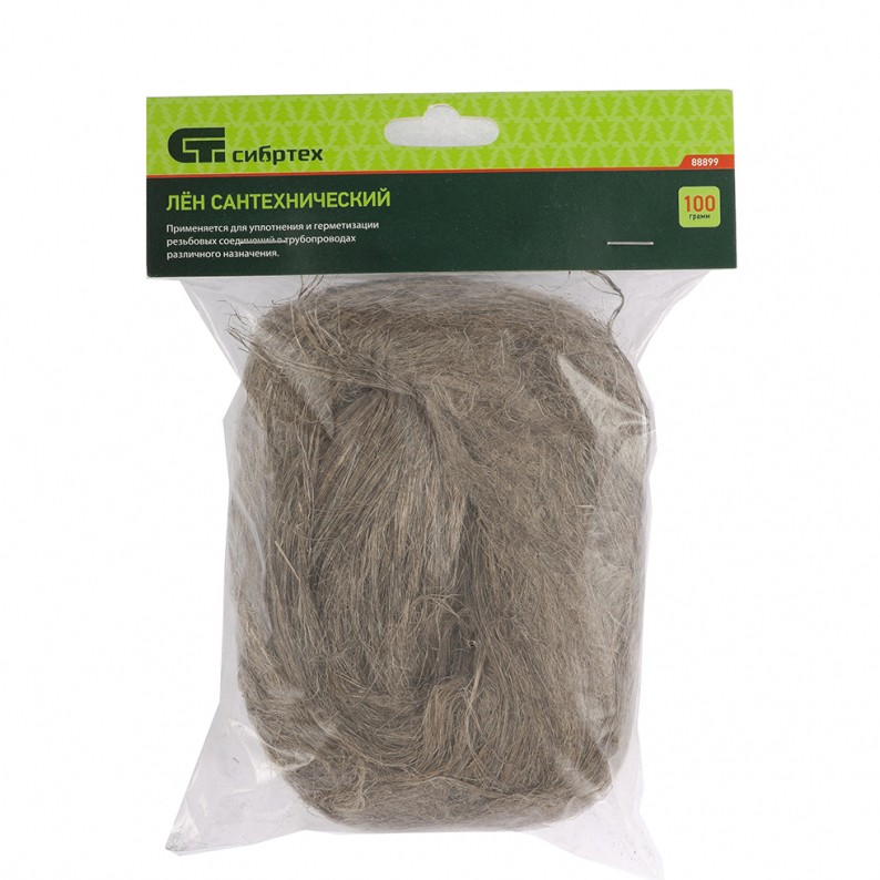 Фото Лен сантехнический, 100 г Сибртех