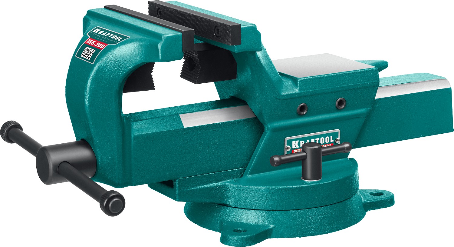 Фото Тиски 200 мм, кованные стальные слесарные FORGE, Kraftool