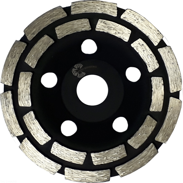 Чашка алмазная 125 Сегментная двухрядная Про