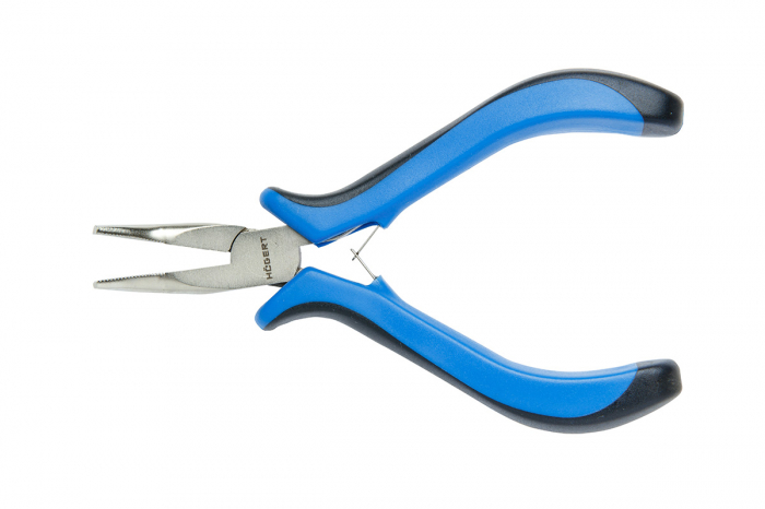 Фото Пассатижи универсальные для точной механики с изогнутыми губками 130мм HOEGERT
