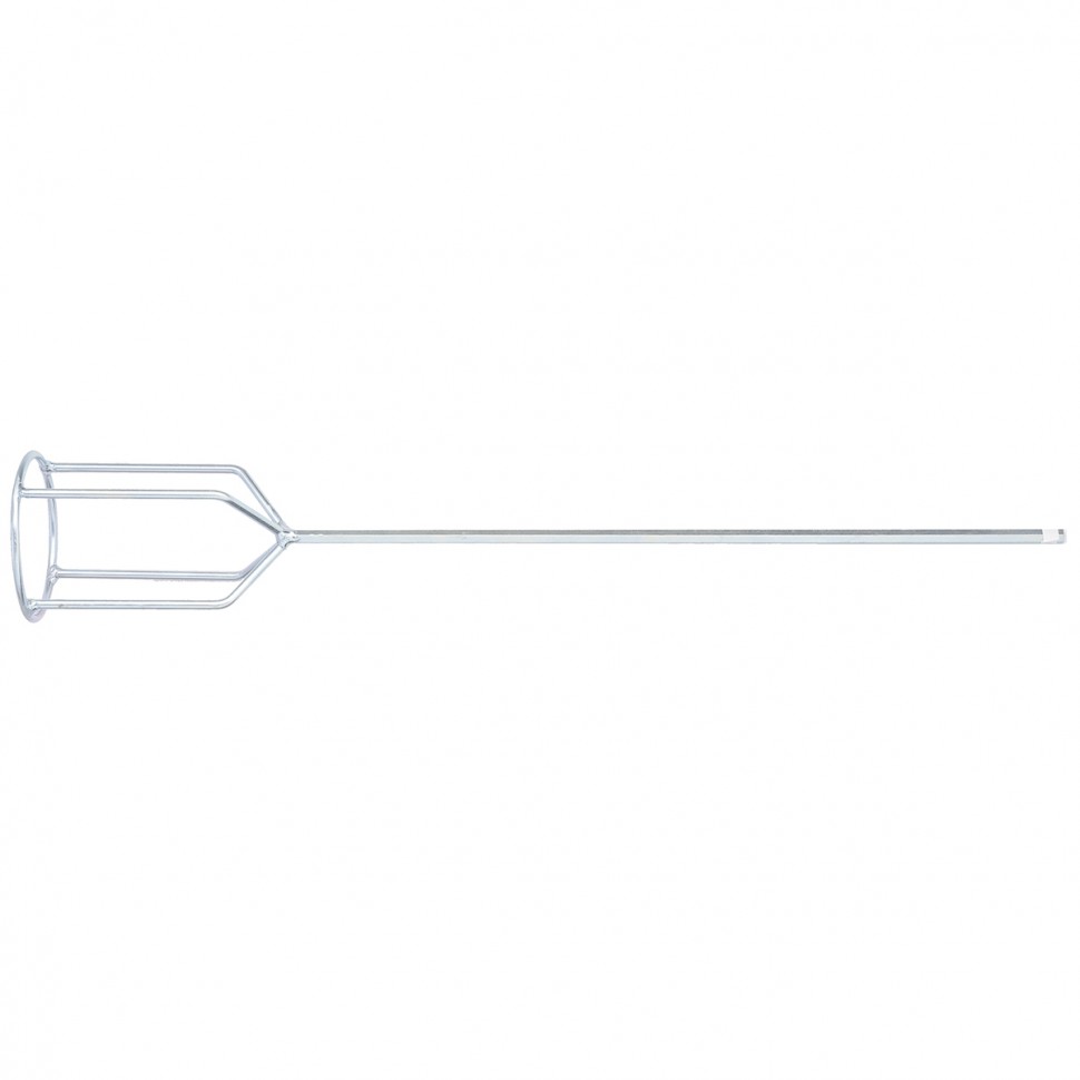 Фото Миксер для гипсовых смесей, 100 х 590 мм, оцинкованный, шестигранный хвостовик 8 мм Matrix