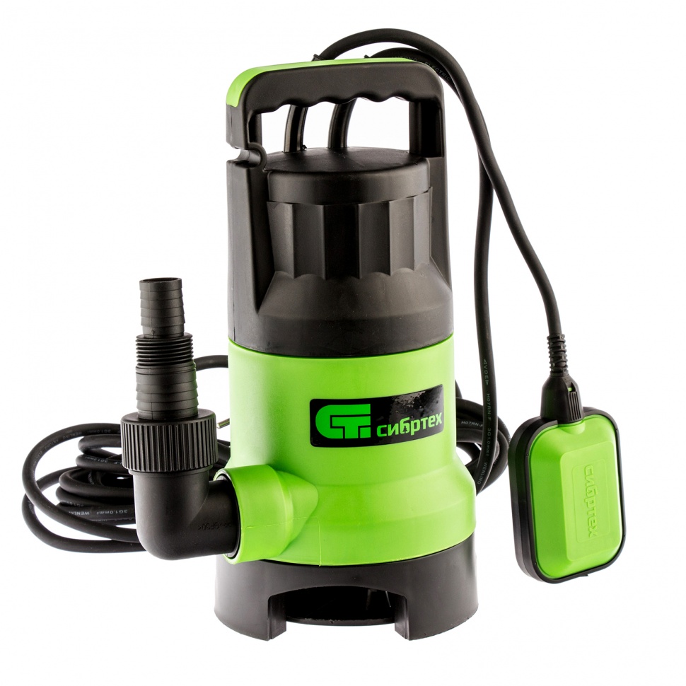 Фото Дренажный насос для грязной воды СДН800-35, 800 Вт, напор 9 м, 13500 л/ч Сибртех