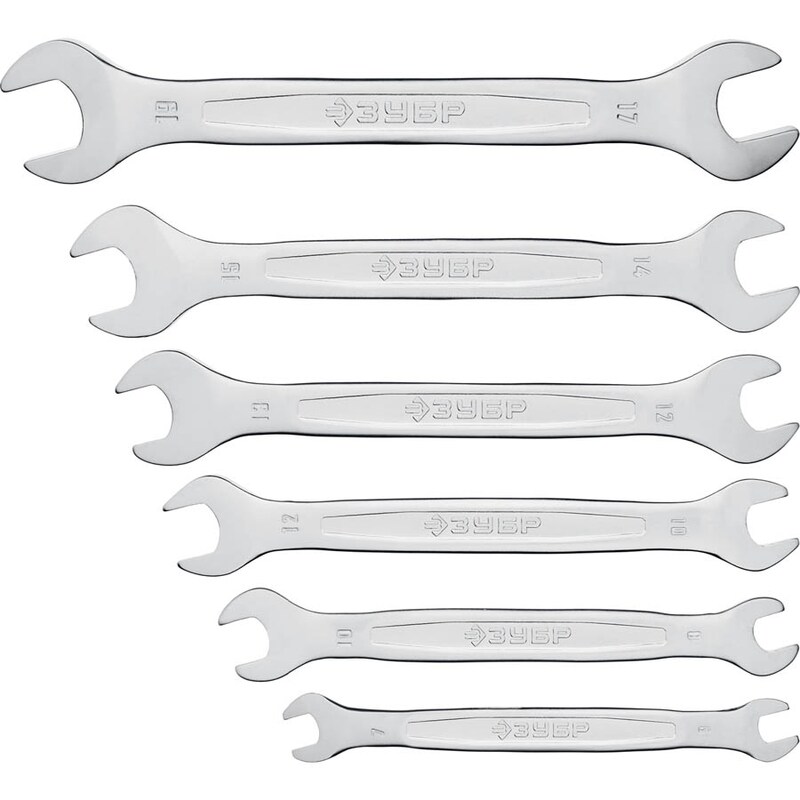 Наборы гаечных рожковых ключей, серия «МАСТЕР» Зубр 27011-H6_z01