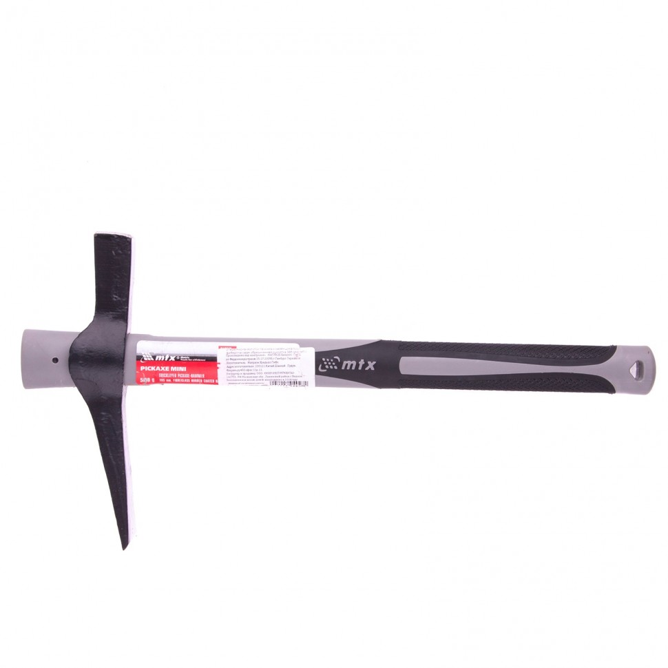 Фото Кирка-молоток печника и каменщика 500 г, фибергласовая обрезин. рукоятка 385 мм Matrix
