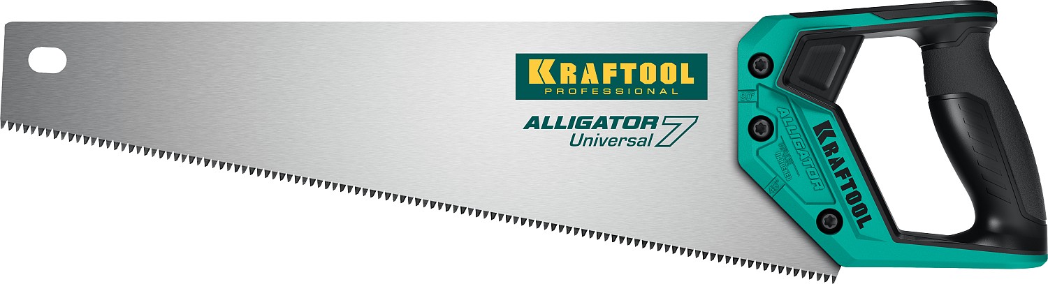 Ножовка универсальная Alligator Universal 7 15004-40_z01 KRAFTOOL 7 TPI, 400 мм
