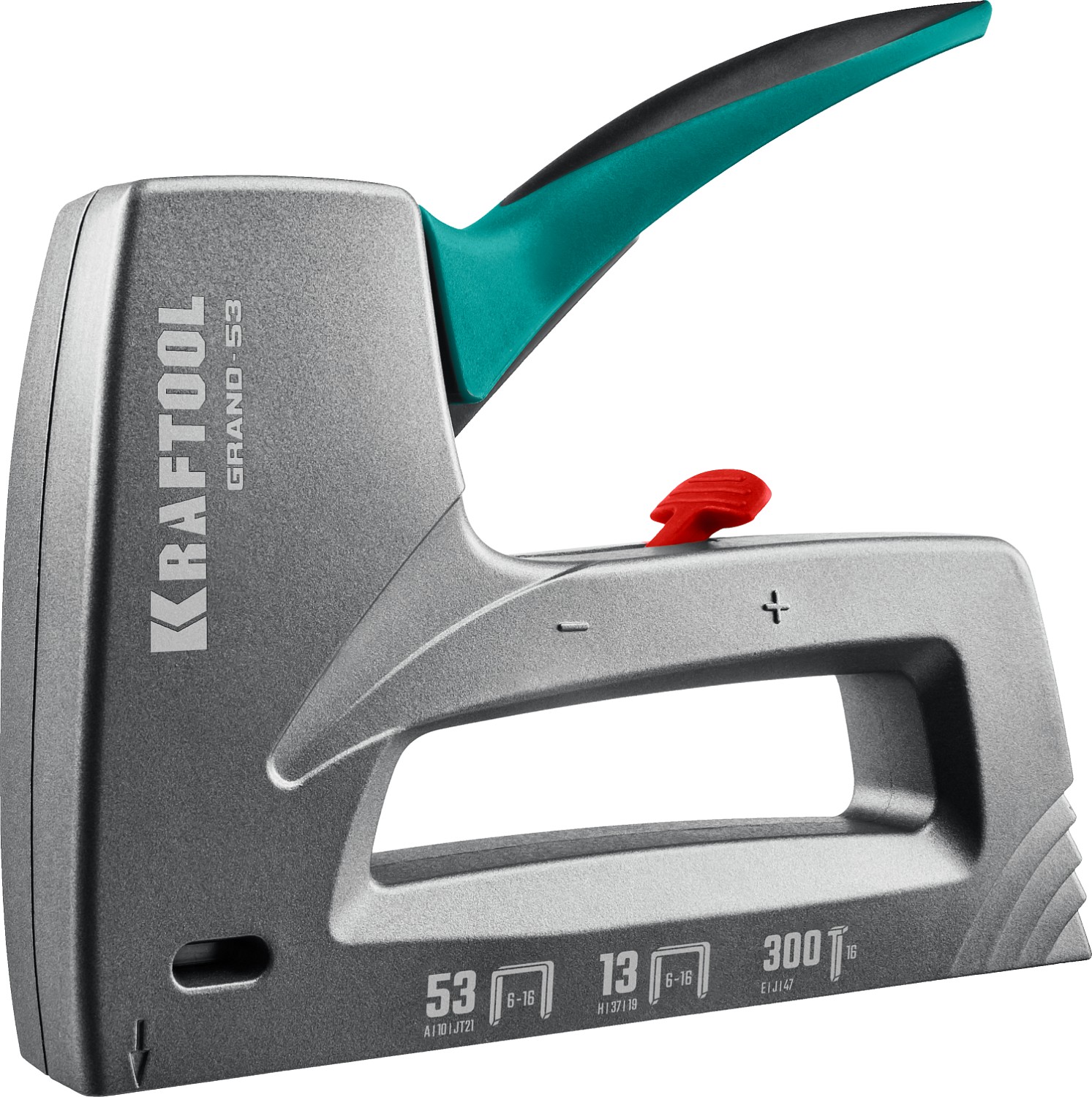 Степлер алюминиевый GRAND-53 3193 KRAFTOOL скобы тип 13, 53, 300