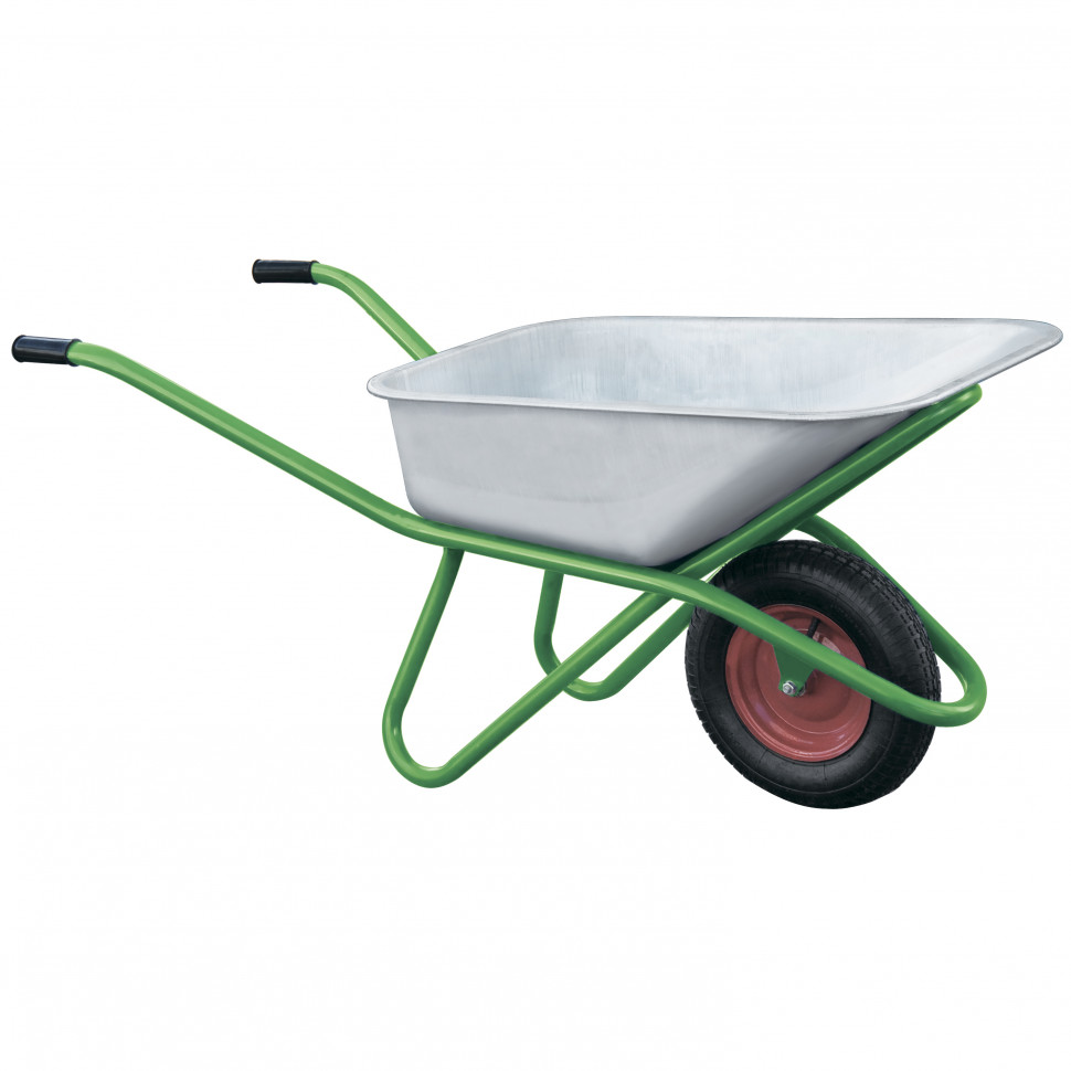 Фото Тачка садово-строительная, усиленная, грузоподъемность 200 кг, объем 90 л Kronwerk