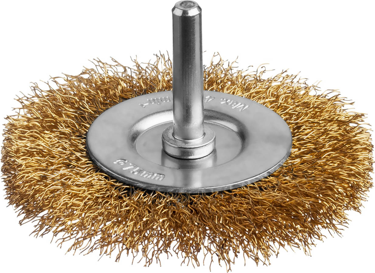 Фото Щетка дисковая для дрели MIRAX 35145-075 75 мм