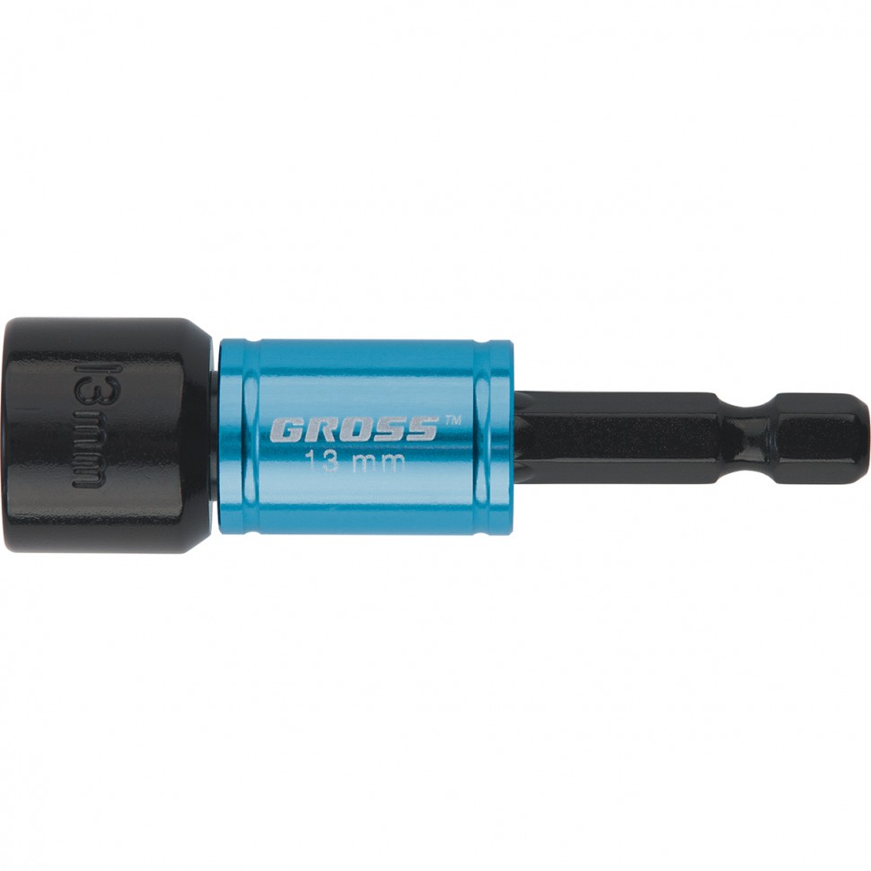 Фото Бита с торцевой головкой, магнит. Nut-Driver, 13 мм, S2 Gross