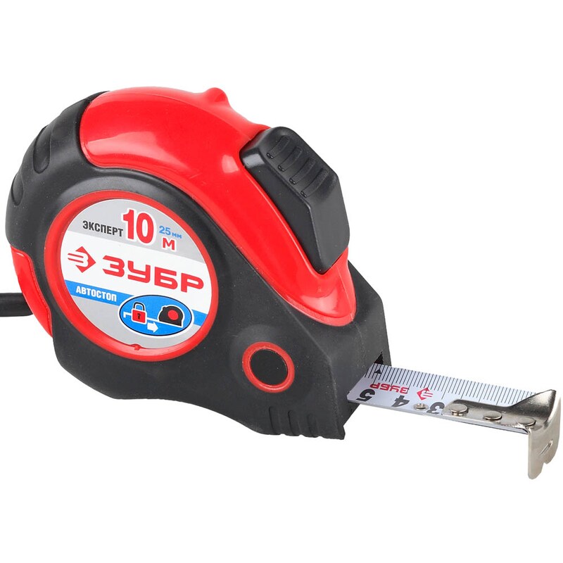 Фото Рулетки с нейлоновым покрытиемБи ТУРБО Зубр 34057-10-25