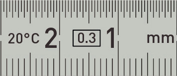 Фото Стальная линейка, гибкая, узкая, нержавеющая Матовый, со шкалой справа налево 300 мм