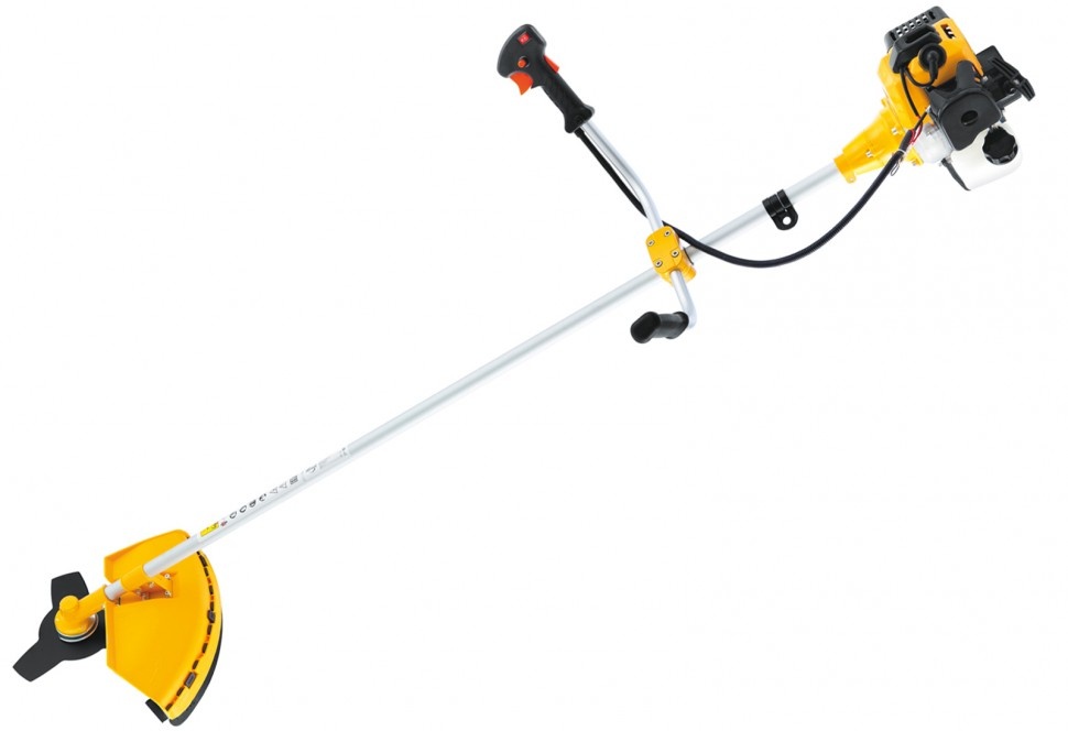 Триммер бенз. GT-430, из 2 частей, 1,3 кВт, 42,7 куб.см, в компл. диск и катушка Denzel