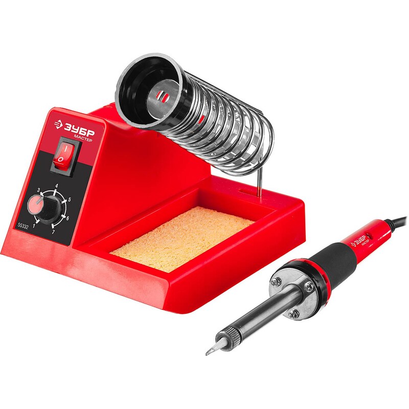 Фото Паяльная станция аналоговые, 100 -450°C, серия МАСТЕР Зубр 55332