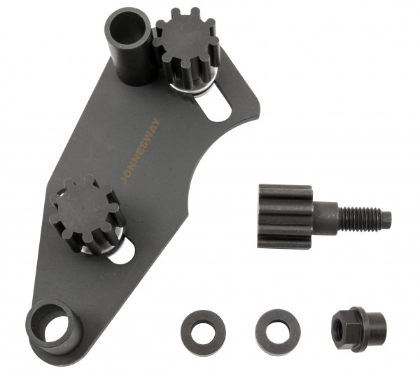 Приспособление для фиксации приводов распределительных валов двигателей RENAULT. Оригинальный номер MOT 1801 и MOT1509-01, Jonnesway