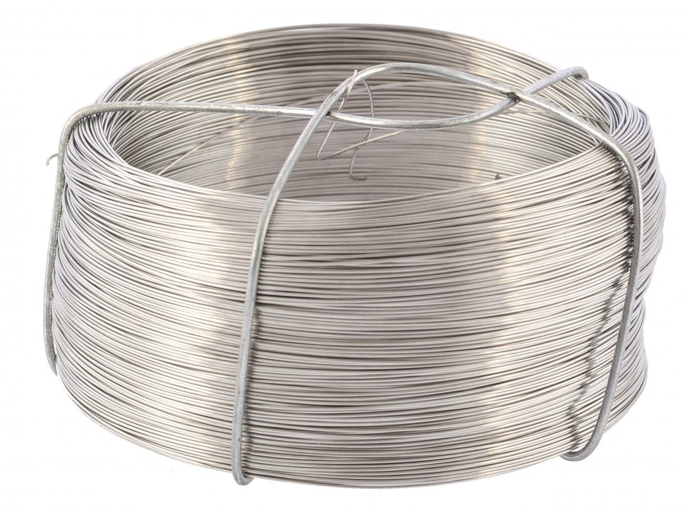 Фото Проволока из нерж. стали 0,5 мм, длина 200м Сибртех