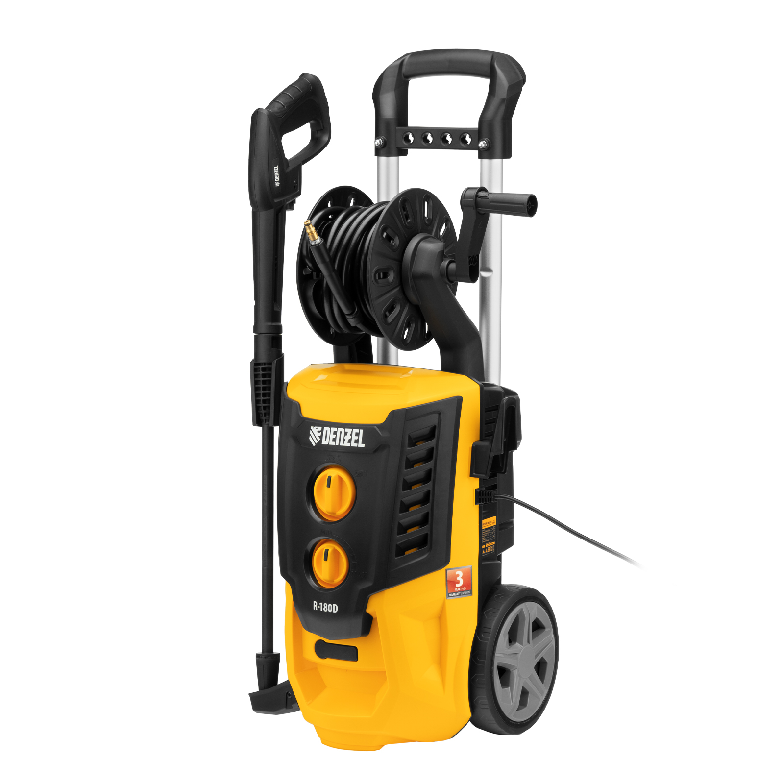 Фото Моечная машина высокого давления R-180D, 2200 Вт, 180 бар, 380 л/ч, с барабаном