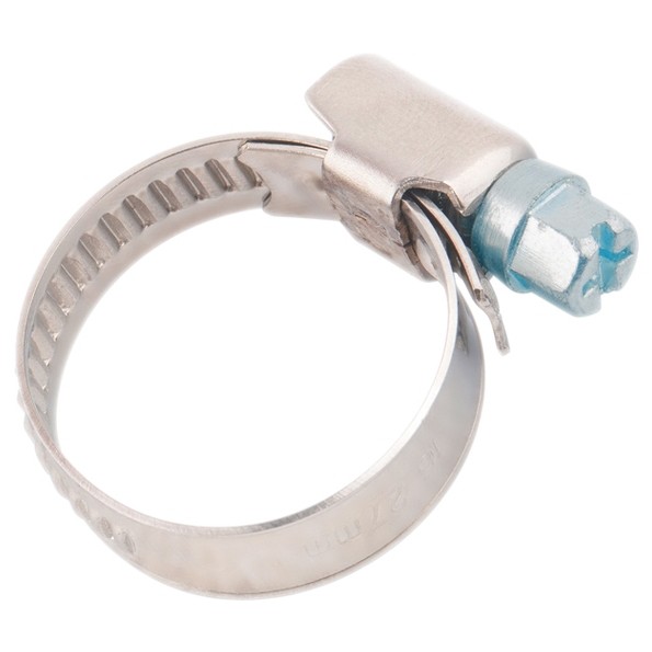 Фото Хомуты мет., крепление 80-100 мм, 25 штук в упаковке, ширина 9 мм Сибртех