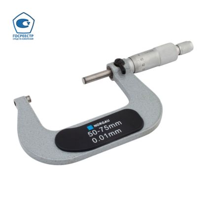 Фото Микрометр гладкий 50-75 мм, тип NM, Norgau
