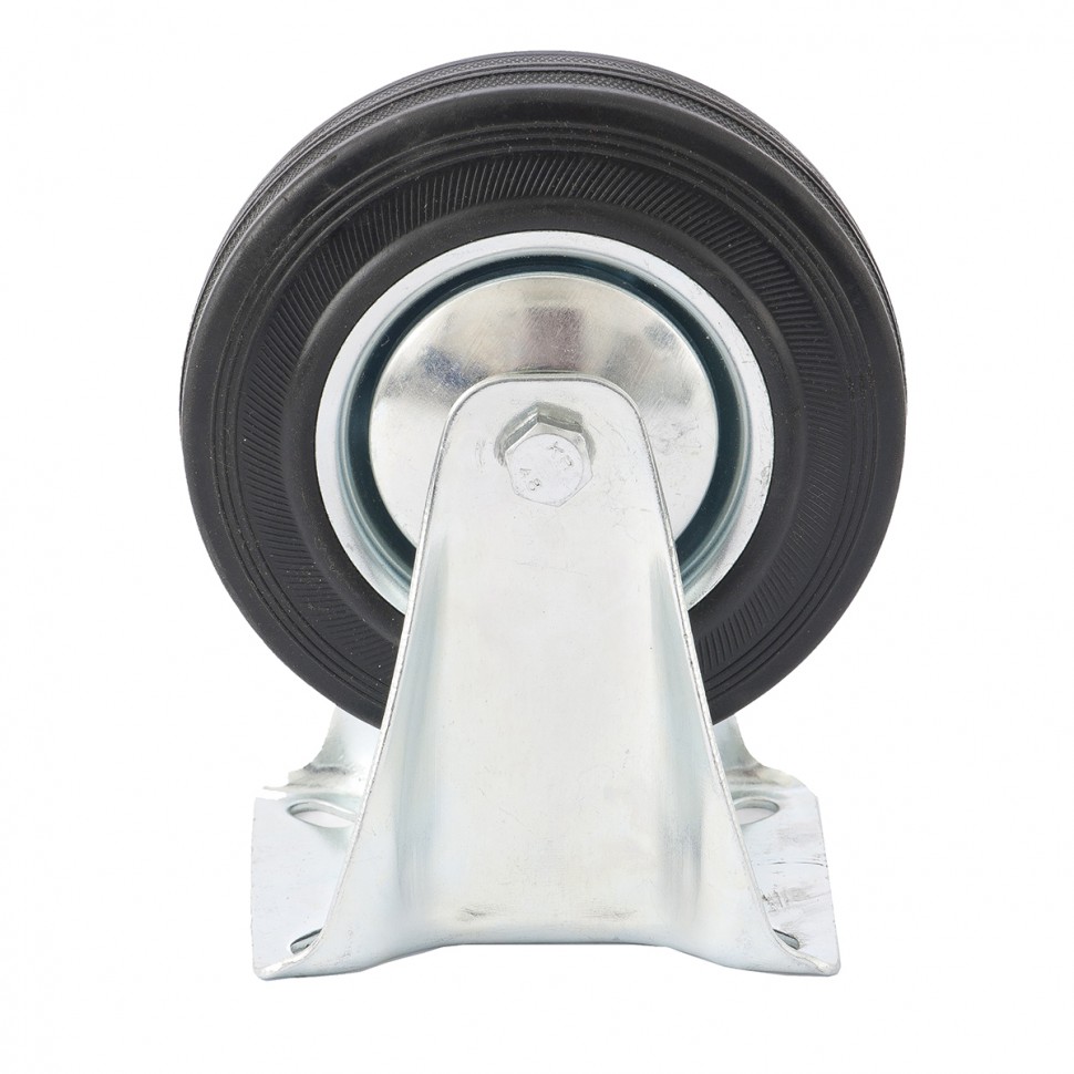 Фото Колесо неповоротное D 125 мм, крепление платформенное Сибртех