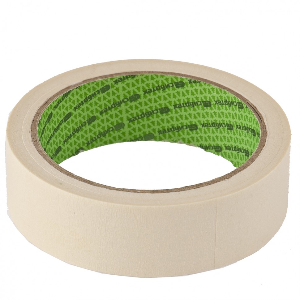 Фото Лента малярная, 28 мм х 25 м, на бумажной основе Россия Сибртех