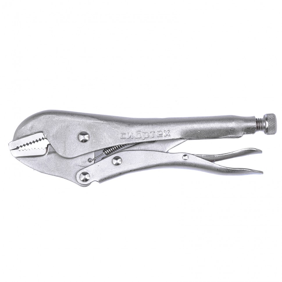 Фото Зажим ручной, усил., плоский захват, 225 мм Сибртех