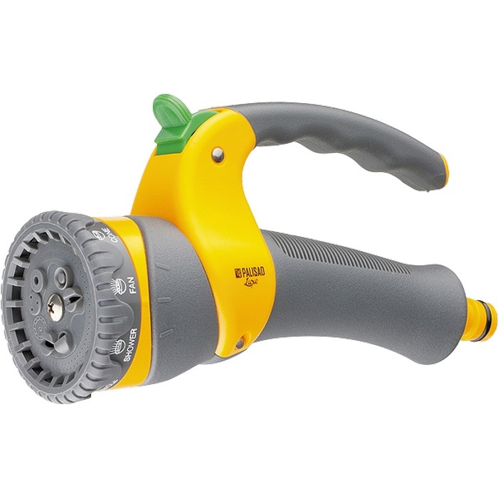 Фото Пистолет-распылитель 9 режимов полива, плавающая головка Palisad Luxe