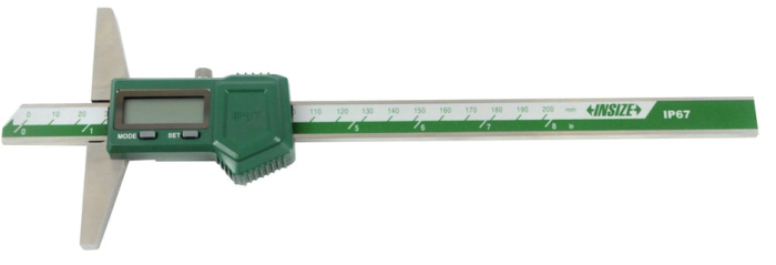 Штангенглубиномер ШГЦ-200, 0.01мм/0.0005", влагозащищенный INSIZE