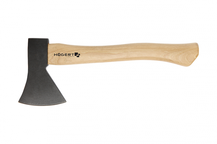 Фото Топор 600 г с деревянной рукояткой HOEGERT