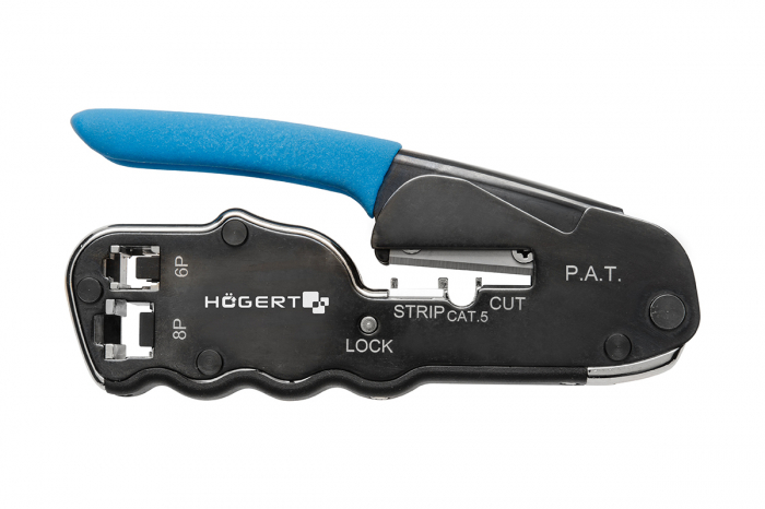 Пресс- клещи для телефонных наконечников 6P, 8P, RJ45 HOEGERT