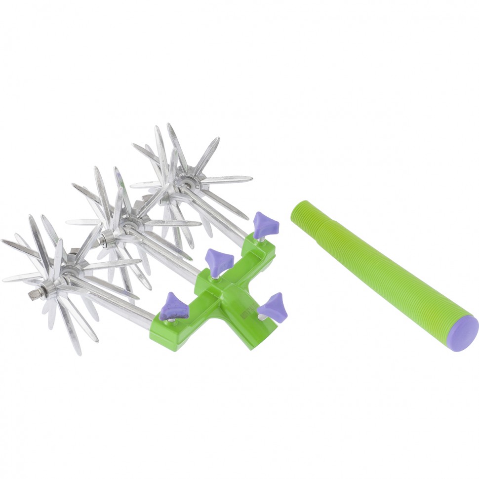 Культиватор садовый, 3 пары колес, рукоятка с 1 парой колес 65 х 205 мм Palisad