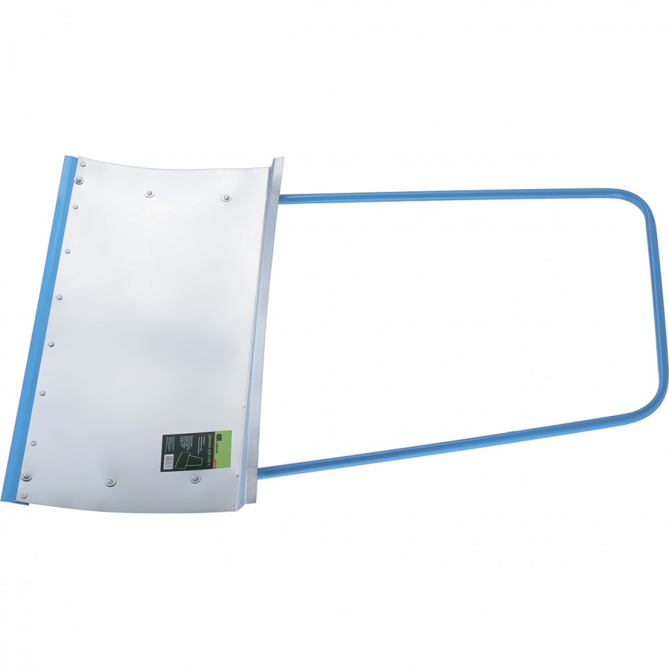 Движок для уборки снега оцинкованный, 750х410х1100 мм, стальная рукоятка, Россия Сибртех