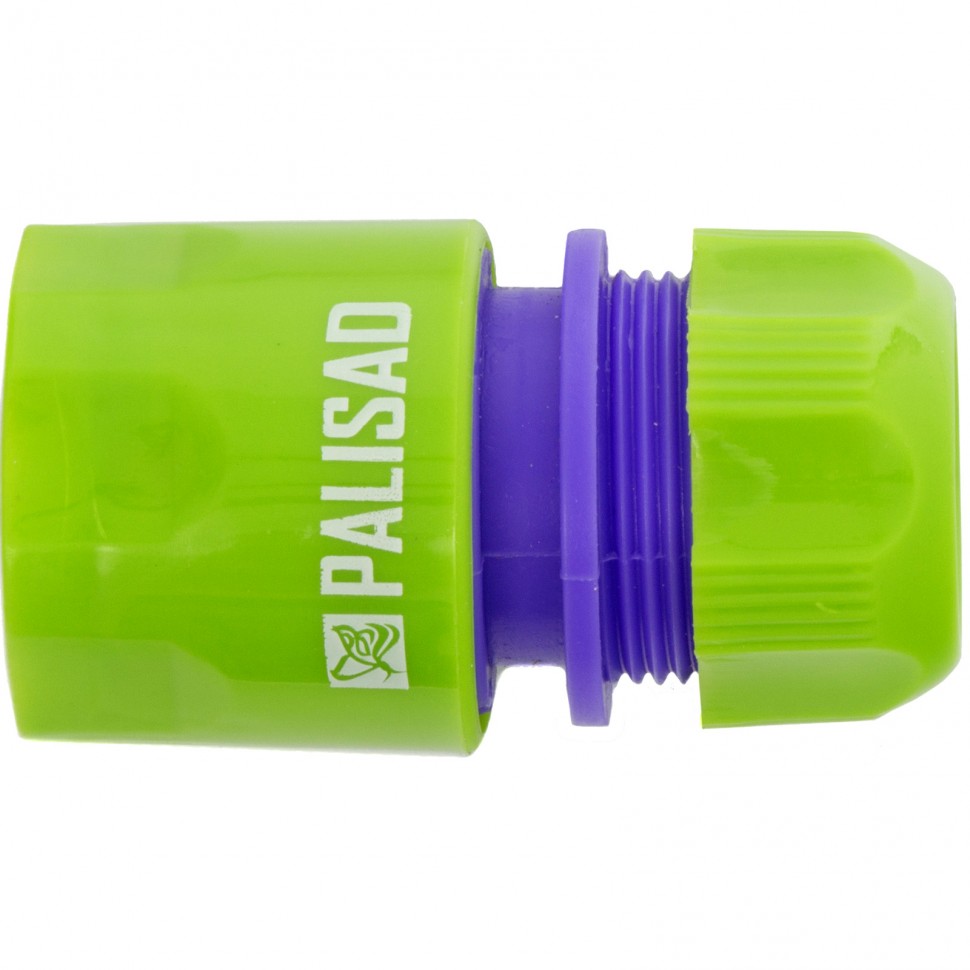 Фото Соединитель пластмассовый, быстросъемный для шланга 1/2 Palisad