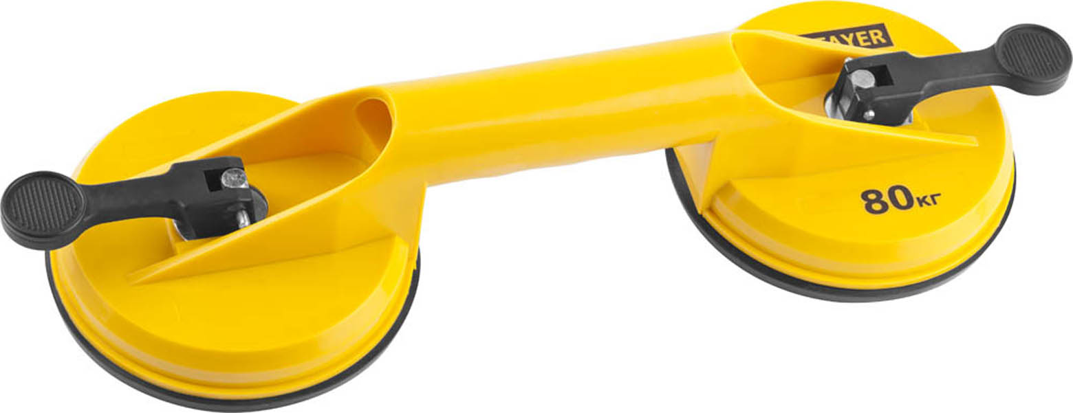 Фото Стеклодомкрат STAYER 80 кг, пластмассовый, двойной, 33718-2
