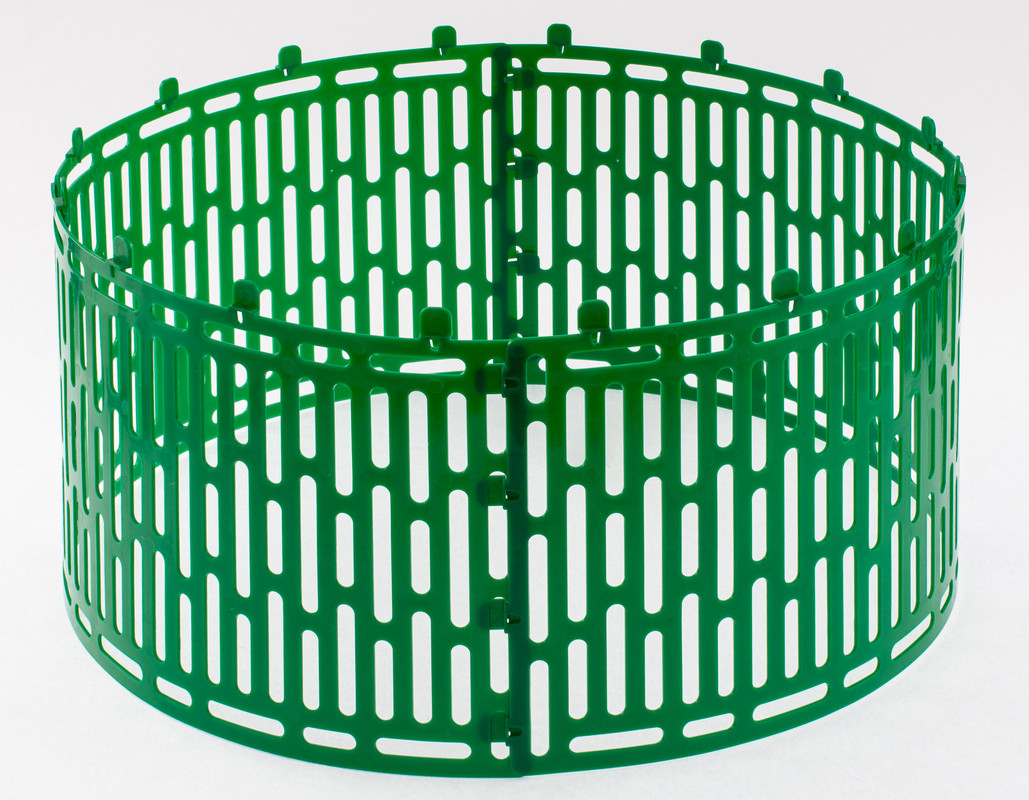 Фото Протектор для защиты стволов деревьев, комплект 4 шт., зеленый Palisad