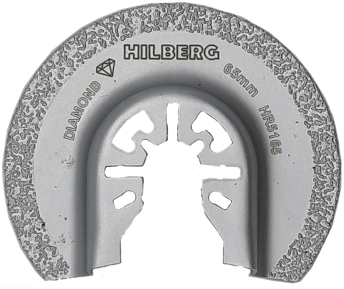 Фото Полотно алмазное отрезное по керамике и камню Hilberg Radial Vc-M 65 mm