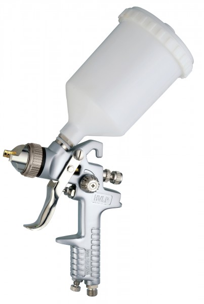 Пистолет покрасочный "Краскопульт" системы HVLP, бачок верхний нейлоновый 0.6 л, дюза 1.4 мм, Jonnesway