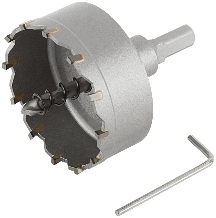 Фото Коронка кольцевая с карбидными вставками Профи (для отверстий в нержавеющей стали) 64 мм