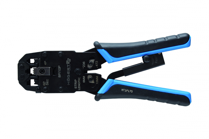 Фото Пресс-клещи для телефонных наконечников, 200 мм HOEGERT