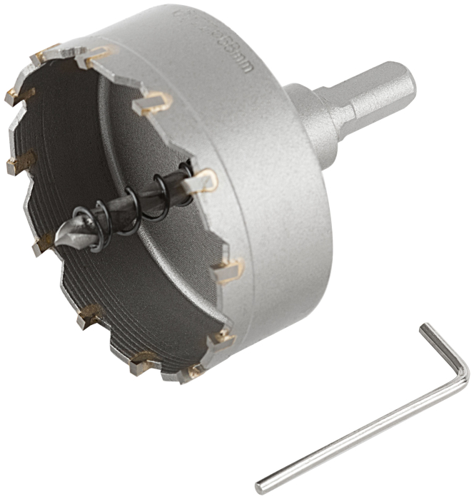 Фото Коронка кольцевая с карбидными вставками Профи (для отверстий в нержавеющей стали) 68 мм