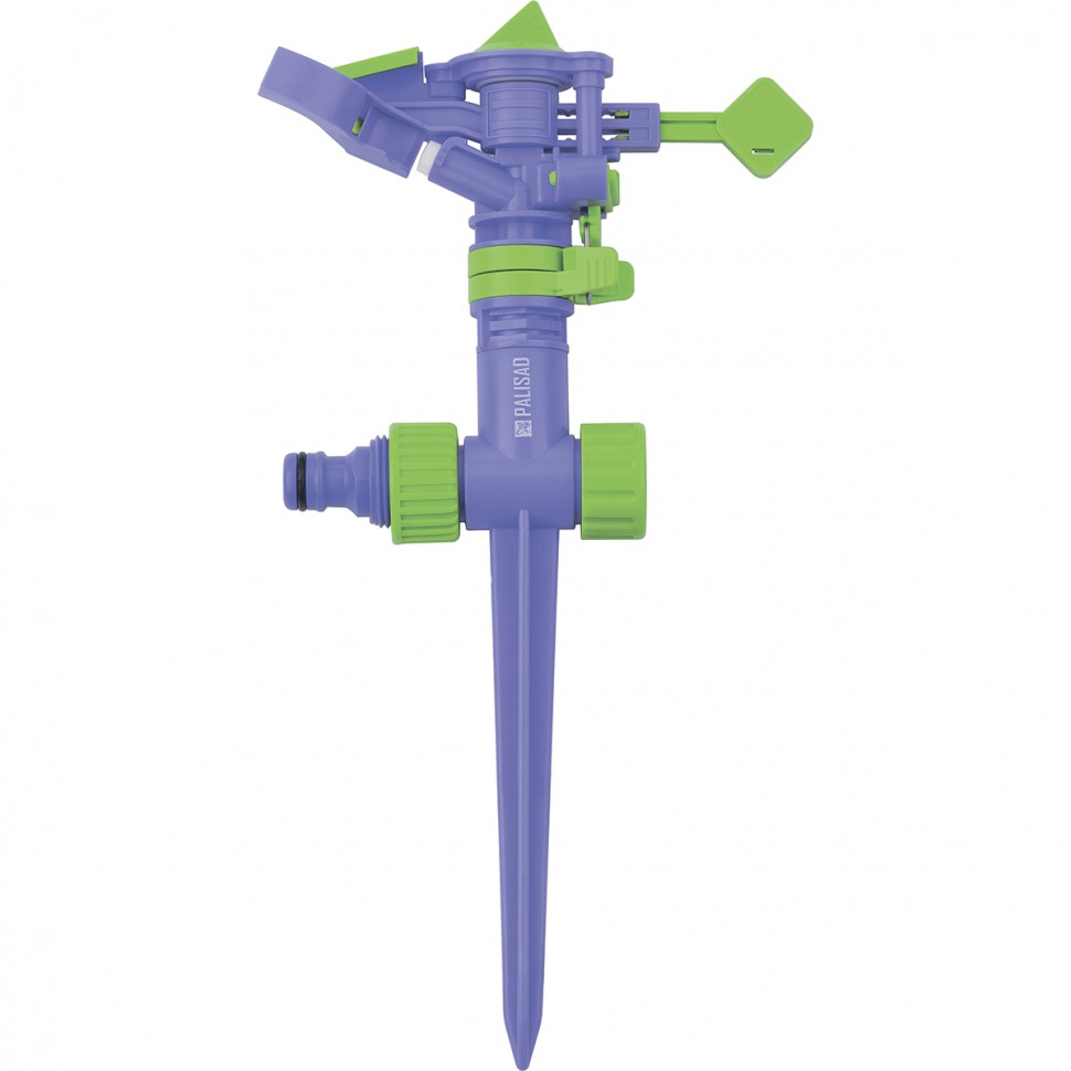 Фото Пластиковый разбрызгиватель, импульсный, с регулятором скорости Palisad