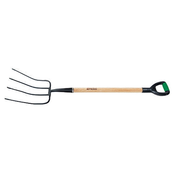 Фото Вилы 4-х-рогие сенные, лакированный черенок из вяза Palisad