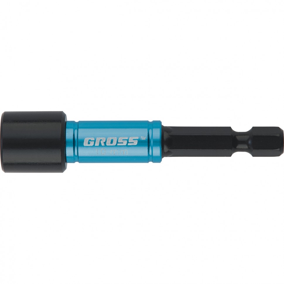 Фото Бита с торцевой головкой, магнит. Nut-Driver, 10 мм, S2 Gross