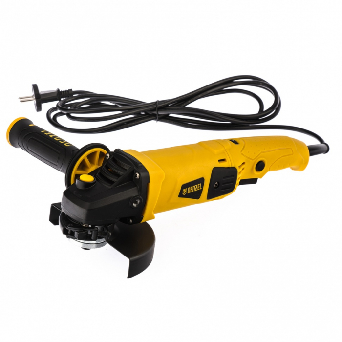 Фото Машина шлифовальная угловая AG125-1100, 1100 Вт, 125 мм, 3000-11000 об/мин// Denzel